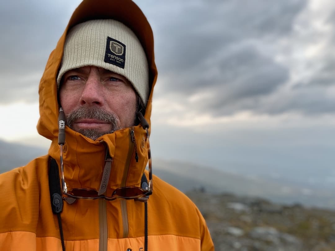 Chris Doyle in a landscape setting during fieldwork